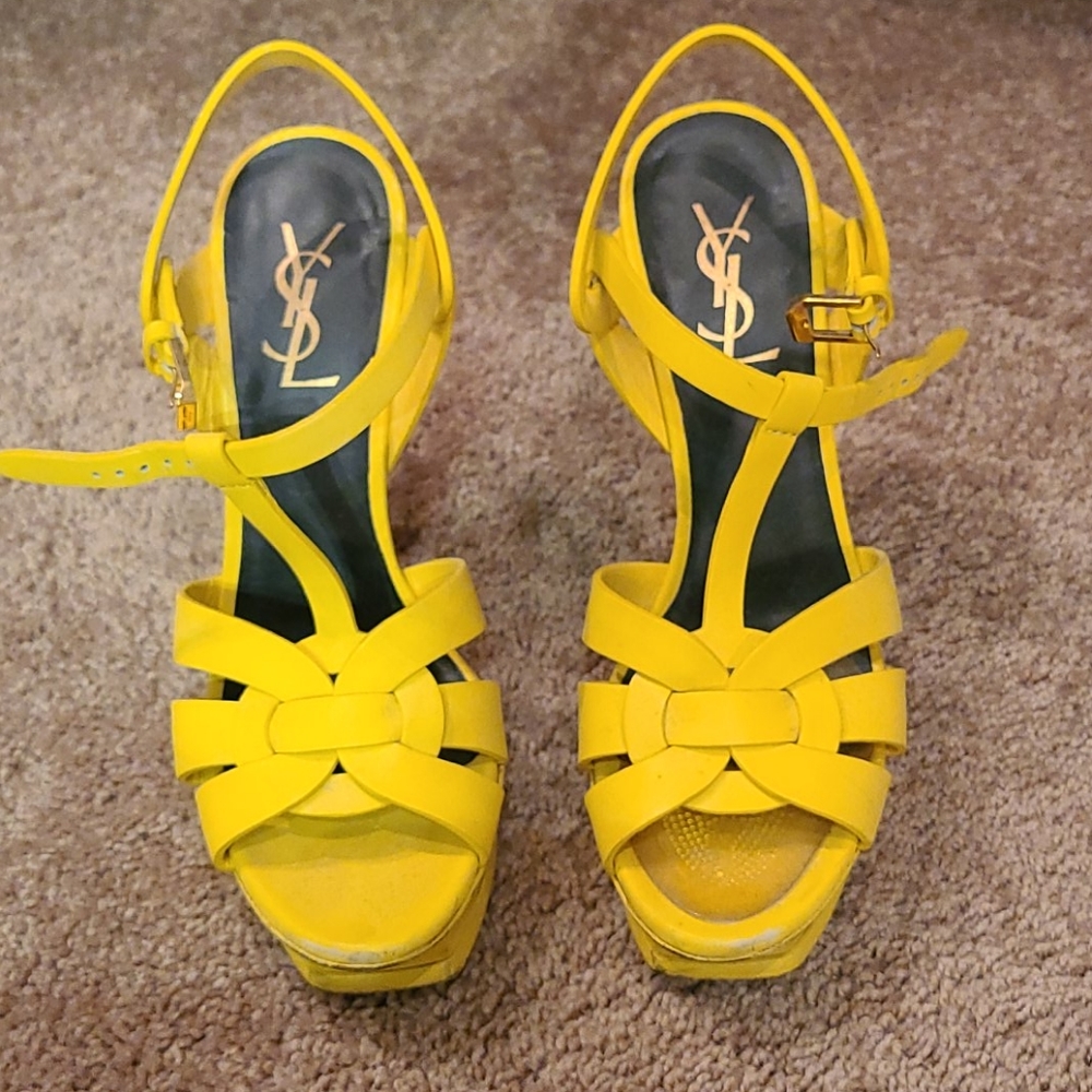 St laurent ysl tribute sandals Relisted.